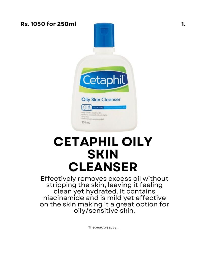 Face wash for oily skin